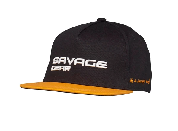 Savage Gear Flat Peak 3D Logo Cap Black Ink 2 Savage Gear Flat Peak 3D Logo Cap Black Ink - Image 2