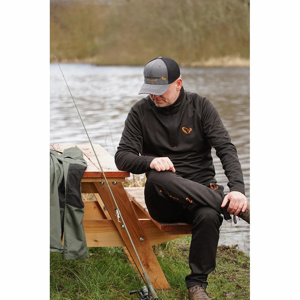 Savage Gear Regenerator Half-Zip Fleece Kombu Green 4 Savage Gear Regenerator Half-Zip Fleece Kombu Green - Image 4