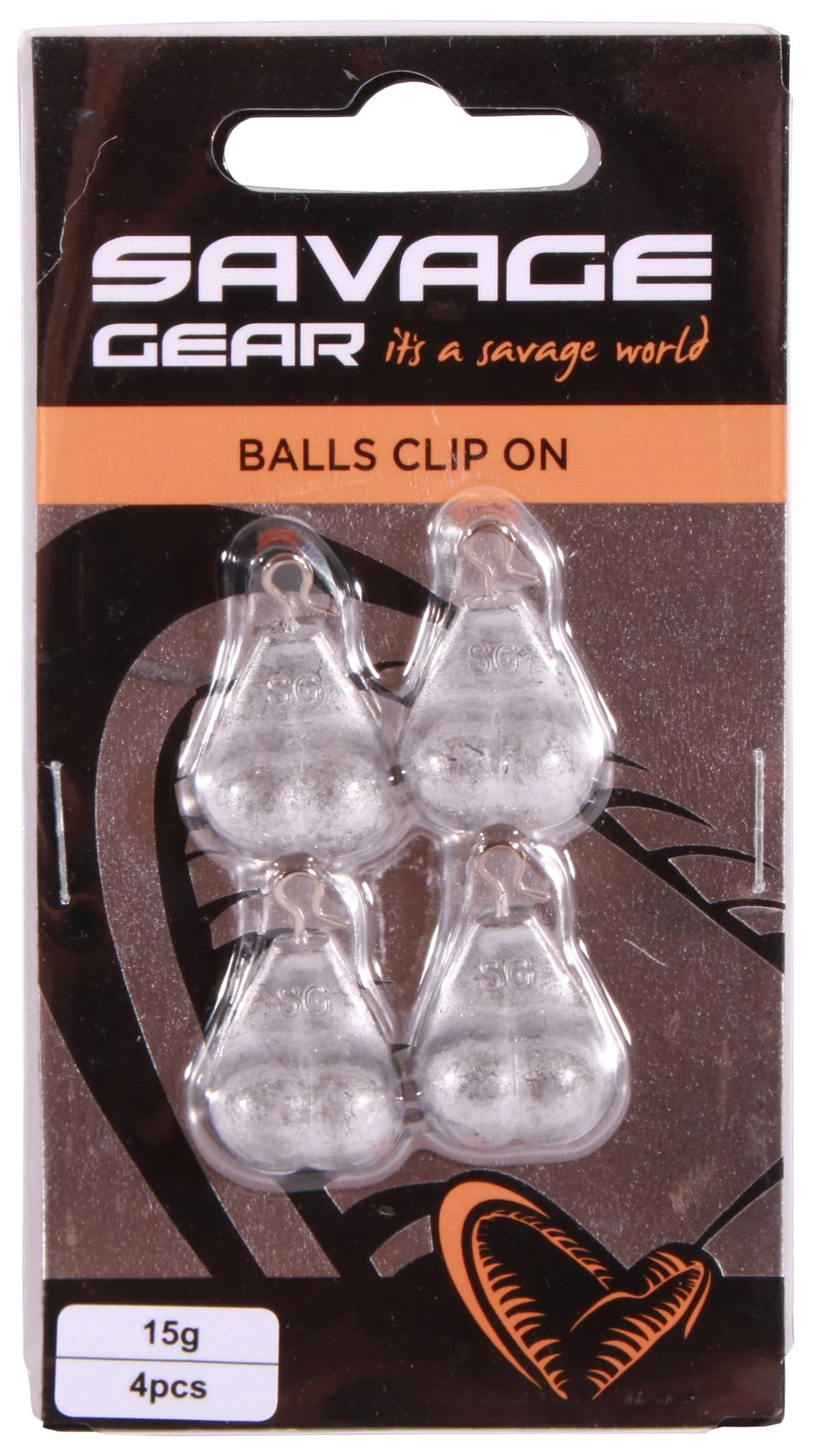 Savage Gear Balls Clip On 15gr (4 Pieces) 1 Savage Gear Balls Clip On 15gr (4 Pieces)