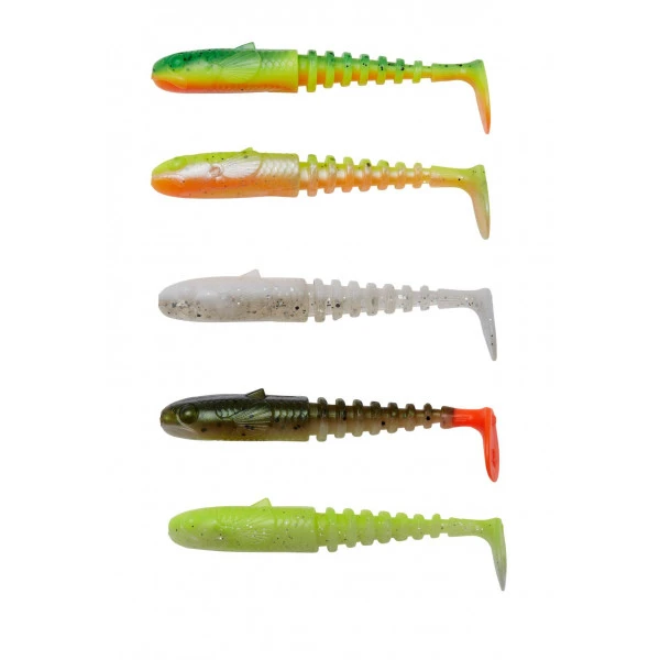 Savage Gear Gobster Shad Dark Water Mix Shad (5 Pieces) 1 Savage Gear Gobster Shad Dark Water Mix Shad (5 Pieces)