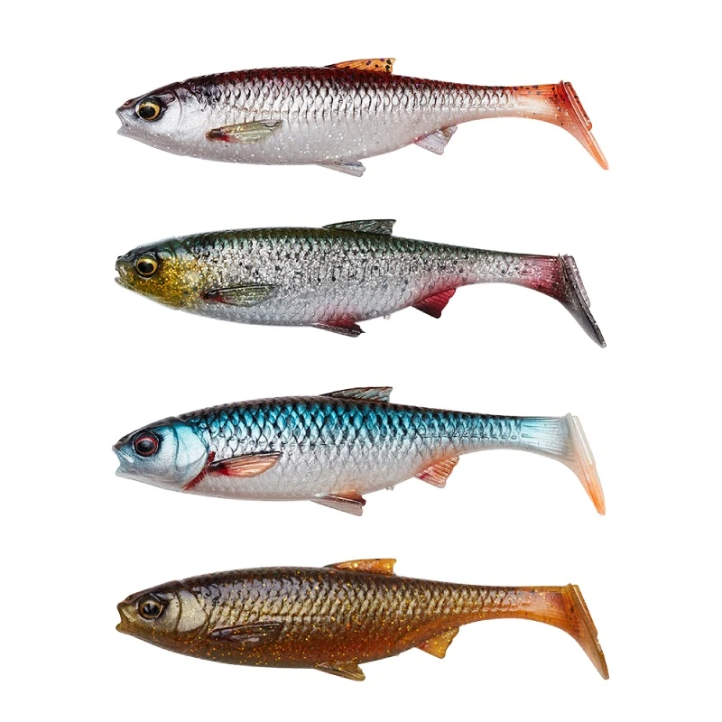 Savage Gear 3D River Roach Clear Water Mix (4 Pcs) 1 Savage Gear 3D River Roach Clear Water Mix (4 Pcs)