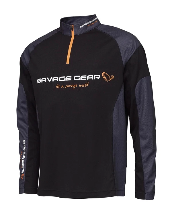 Savage Gear Tournament Shirt 1/2 Zip 2 Savage Gear Tournament Shirt 1/2 Zip - Image 2