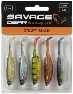 Savage Gear Craft Shad Mix, 5 Pieces! 8 Savage Gear Craft Shad Mix, 5 Pieces! -Savage Gear e1ab0495404f746d