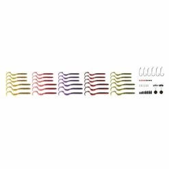 Savage Gear Rib Worm Kit One Size Mix Colors (60 Pieces) -Savage Gear feddd1d358bcfca1